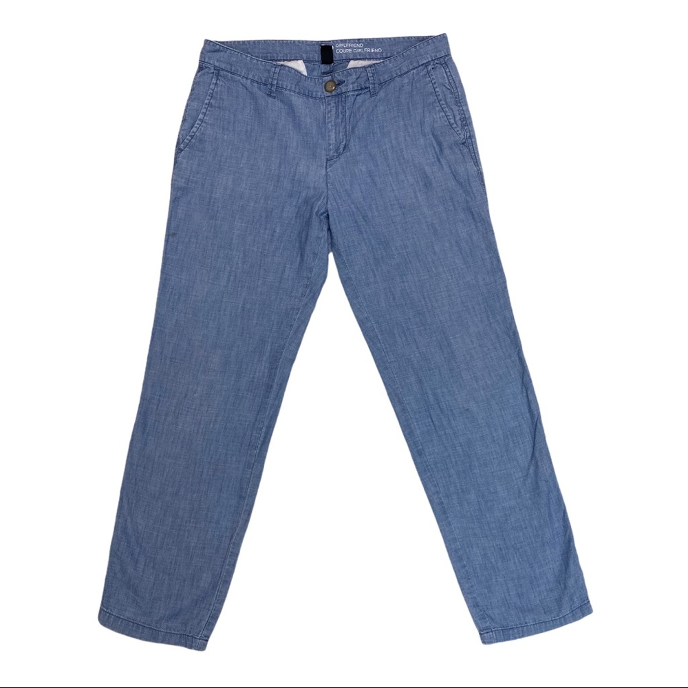 Gap girlfriend pants size 2 color blue
